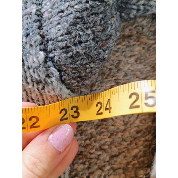 VTG Claybrooke Outdoors wool blend sweater color block design L eclectic grandpa - Picture 15 of 16